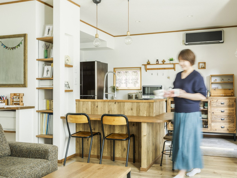 写真：J-リノベの施工事例（カフェのような家にリノベーション 5人家族がゆっくり自分の時間を過ごせる家）